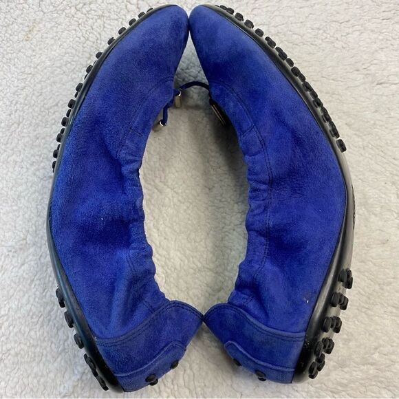 TOD’S BALLET FLATS DEE LACCERTO SUEDE - Picture 3 of 10